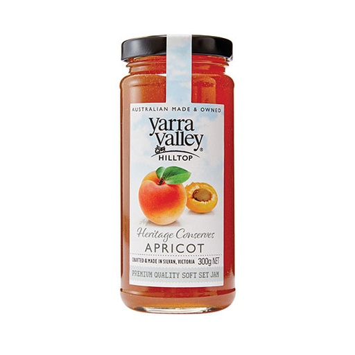 YARRA VALLEY CONSERVES APRICOT JAM 300G