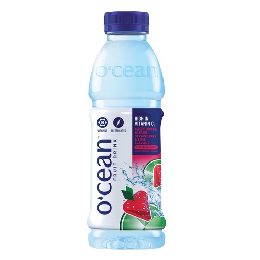 OCEAN FRUIT DRINK STRAWBERRY & LIME FLAVOUR 500ML