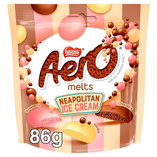 AERO NEAPOLITAN ICE CREAM MELTS POUCH 86G