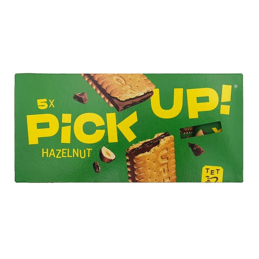 BAHLSEN PICK UP HAZELNUT CHOCOLATE BARS 5'S