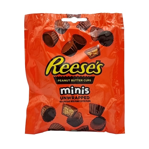 REESES MINI PEANUT BUTTER CUPS POUCH 68G