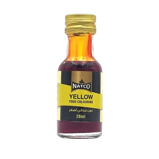 NATCO YELLOW FOOD COLOURING 28ML