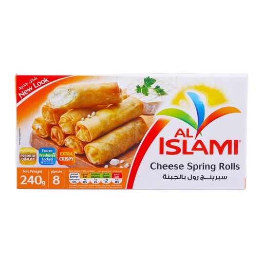 AL ISLAMI CHEESE SPRING ROLLS 240G