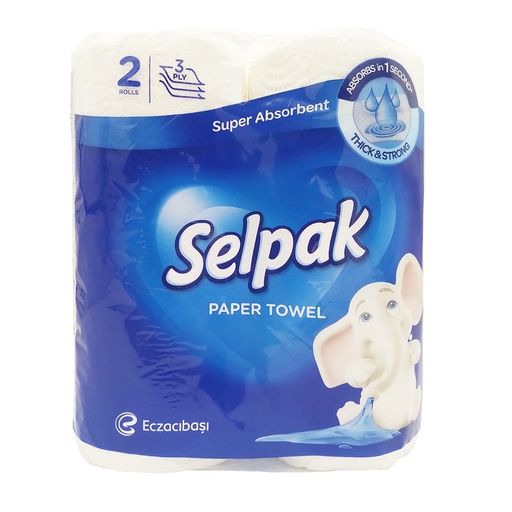 SELPAK KITCHEN TOWEL 2 ROLLS 3PLY