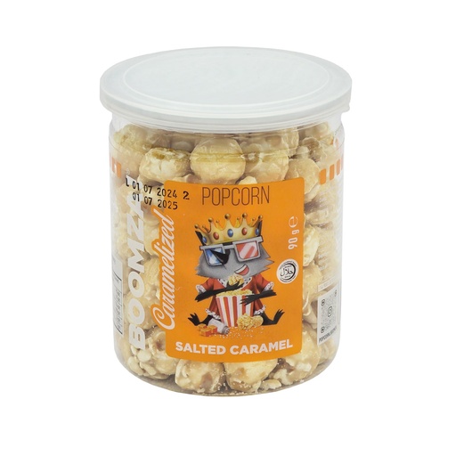 BOOMZA CARAMELIZED POPCORN SALTED CARAMEL 90G