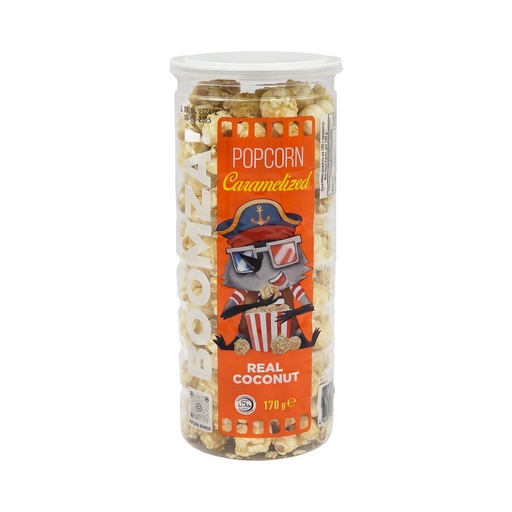 BOOMZA CARAMELIZED POPCORN REAL COCONUT 170G