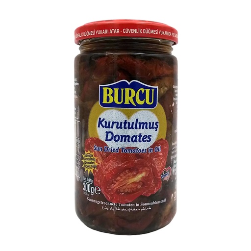 BURCU SUN DRIED TOMATOES IN OIL 300G