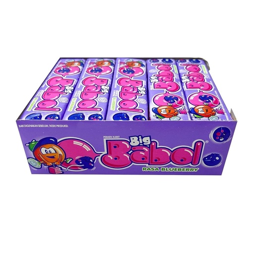 CHUPA CHUPS BIG BABOL GUM BLUBERRY 20G