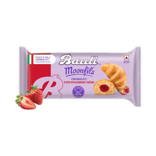 BAULI MOONFILS CROISSANT STRAWBERRY CREAM 45G