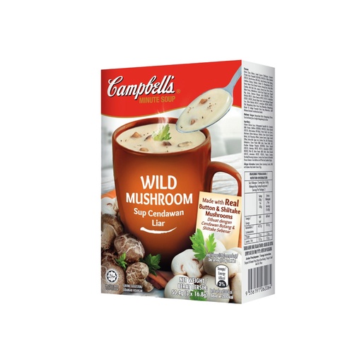 CAMPBELLS INSTANT SOUP WILD MUSHROOM 50.4G