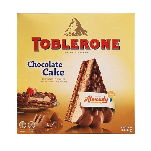 TOBLERONE ALMONDY GLUTEN FREE CHOCOLATE CAKE 400G