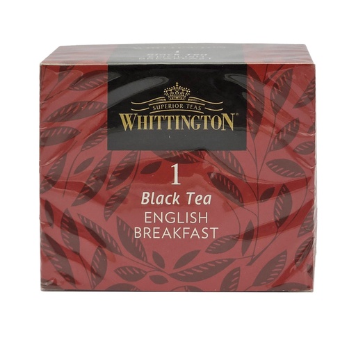 WHITTINGTON BLACK TEA ENGLISH BREAKFAST 15'S 28.7G