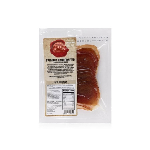 CARNE MEATS BEEF BRESAOLA 70G