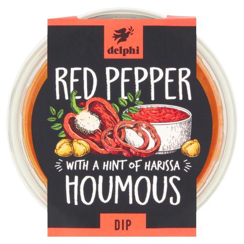 DELPHI RED PEPPER HOUMOUS 170G