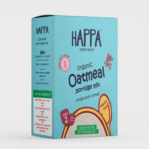 HAPPA ORGANIC CEREAL OATMEAL 200G