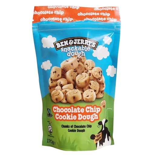 BEN & JERRYS SNACKABLE DOUGH CHOCOLATE CHIP COOKIE DOUGH 170G