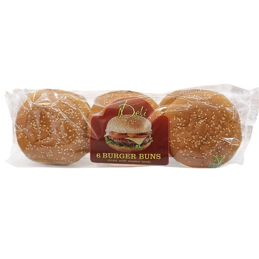 THE DELI 6 SESAME BURGER BUNS