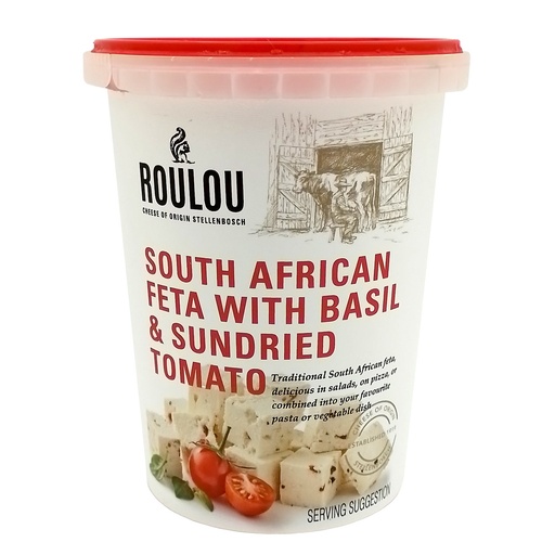 ROULOU S.A FETA WITH BASIL & SUNDRIED TOMATO 720G