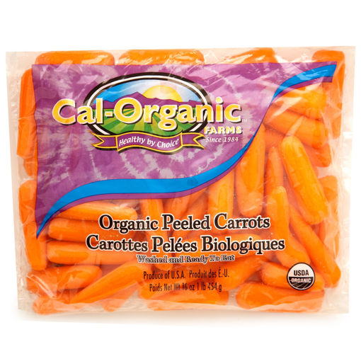 [045255119725] ORGANIC CUT AND PEELED BABY CARROTS 454G