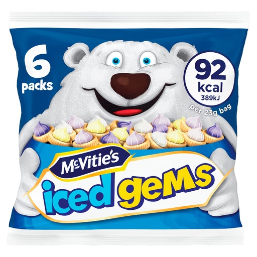 MCVITIES ICED GEMS 23G