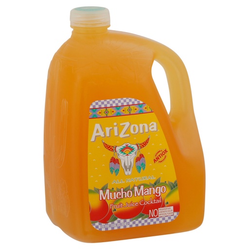 ARIZONA BEVERAGES MUCHO MANGO FRUIT JUICE COCKTAIL 3.78L