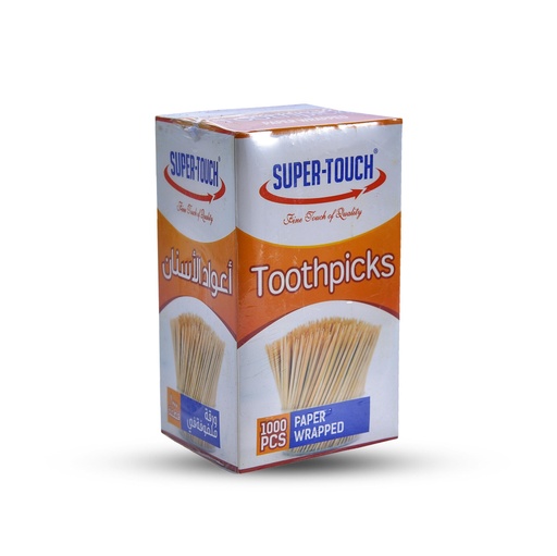 SUPER-TOUCH TOOTH PICK WRAPPED 1000PCS