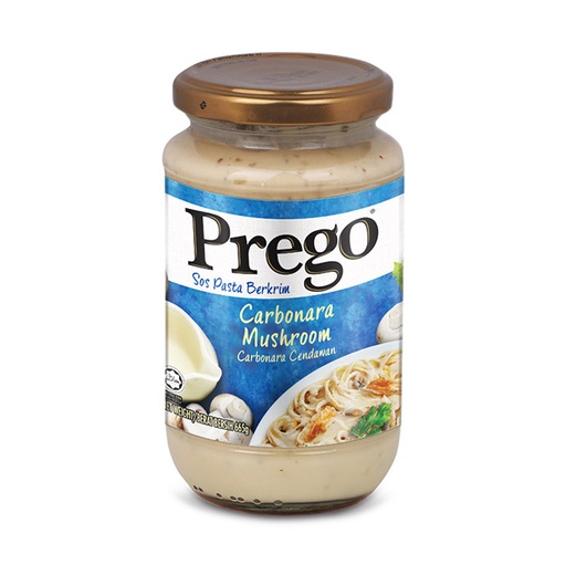 PREGO CARBONARA MUSHROOM PASTA SAUCE 665G