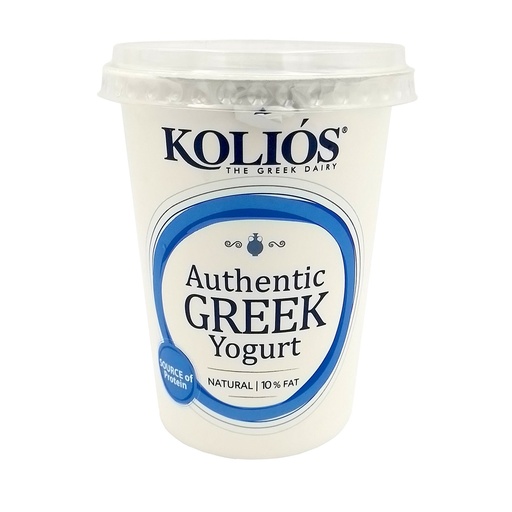 KOLIOS AUTHENTIC GREEK YOGURT 10% FAT NATURAL 500G