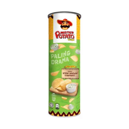 MISTER POTATO CRISPS SOUR CREAM 125G