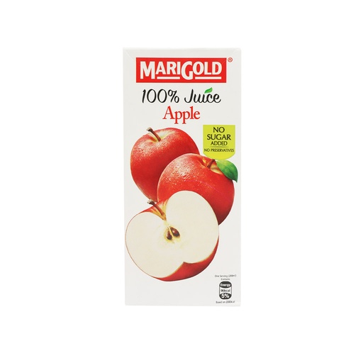 MARIGOLD UHT 100% JUICE APPLE NAS 200ML