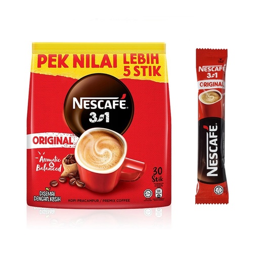 NESCAFE 3IN1 ORIGINAL PREMIX COFFEE 18G