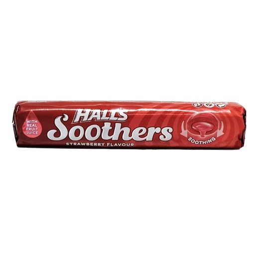 HALLS SOOTHERS STRAWBERRY 45G