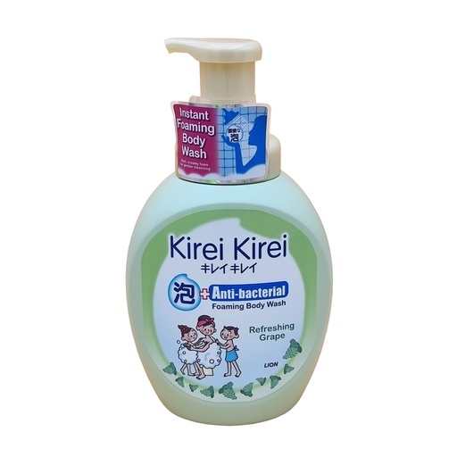 KIREI KIREI ANTI BACTERIAL FOAMING BODY WASH REFRESHING GRAPE 900ML