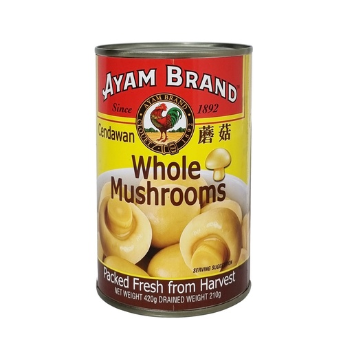 AYAM BRAND WHOLE MUSHROOM 420G