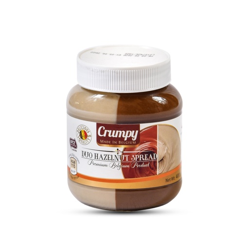 CRUMPY DUO HAZELNUT SPREAD 400G