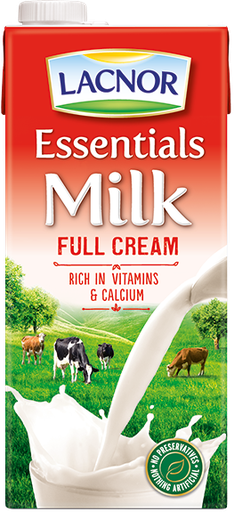 LACNOR ESSENTIALS FULL CREAM MILK 1LTR