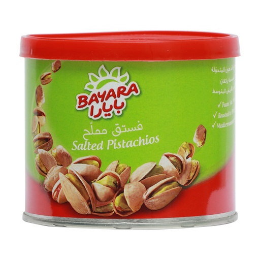 BAYARA SALTED PISTACHIOS CAN 100G