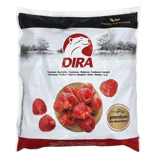 DIRA FROZEN RASPBERRIES 1KG