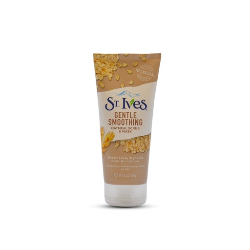 ST IVES GENTLE SMOOTHING OATMEAL SCRUB & MASK 6OZ