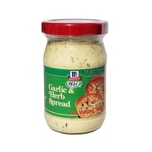 MCCORMICK GARLIC & HERB SPREAD 135G