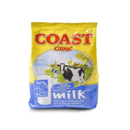 COAST FULL CREAM MILK POWDER 800G (CALCIUM) SACHET