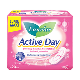 LAURIER ACTIVE DAY SUPER MAXI 20PCS