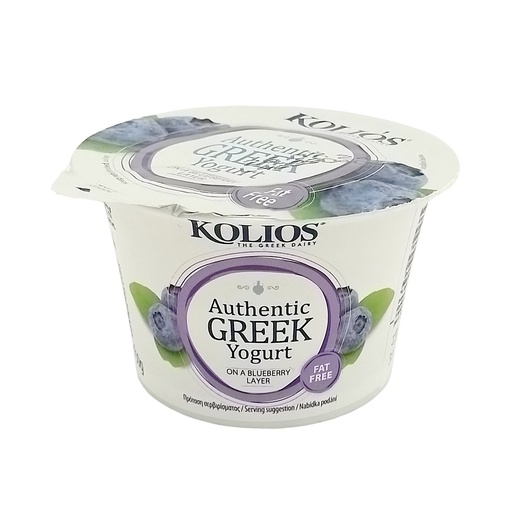 KOLIOS AUTHENTIC GREEK YOGURT BLUEBERRY 150G