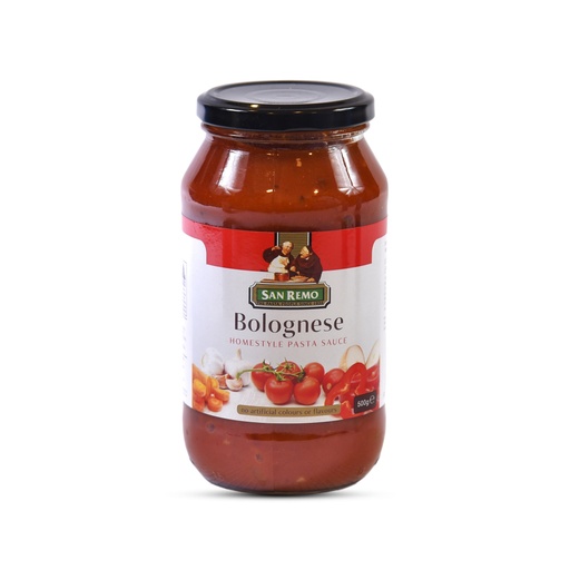 SAN REMO PASTA SAUCE BOLOGNESE 500G