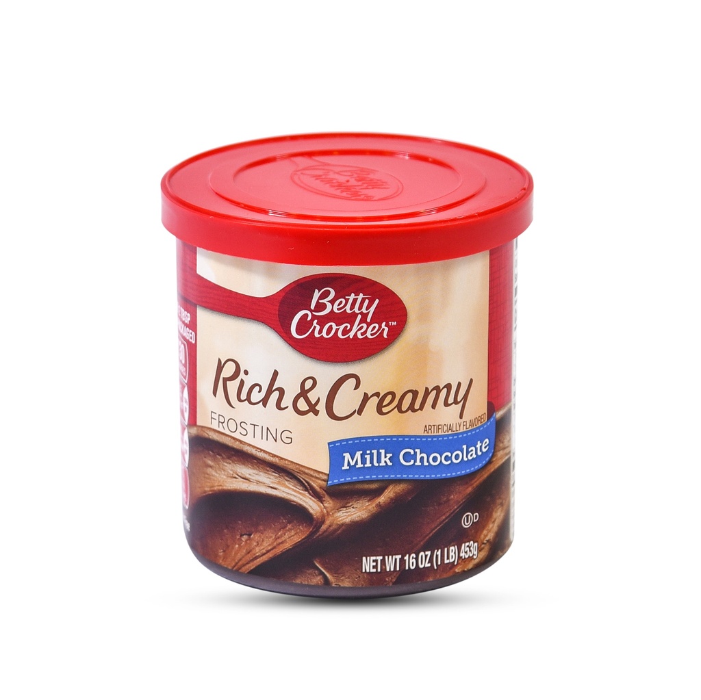 BETTY CROCKER FROSTING RICH & CREAMY 453G MILK CHOCOLATE WHIM