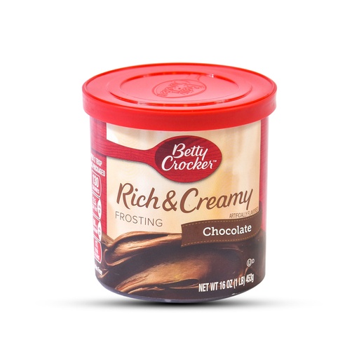 BETTY CROCKER FROSTING RICH & CREAMY 453G  CHOCOLATE