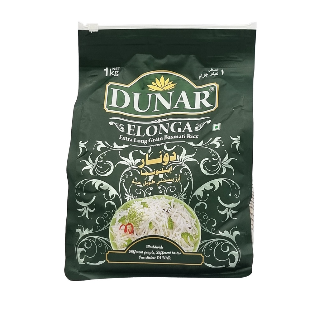 DUNAR ELONGA BASMATI RICE 1KG | WHIM