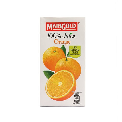 MARIGOLD UHT 100% JUICE ORANGE NAS 1L