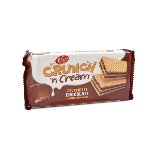 TIFFANY CRUNCH N CREAM WAFER SANDWICH CHOCOLATE 70G