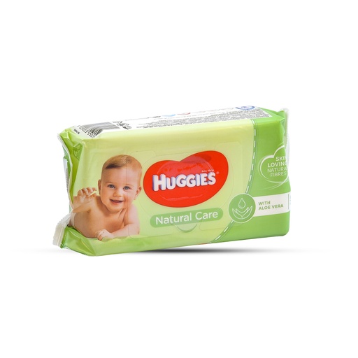 HUGGIES NATURAL CARE WITH ALOE VERA 56 BABY WIPES
